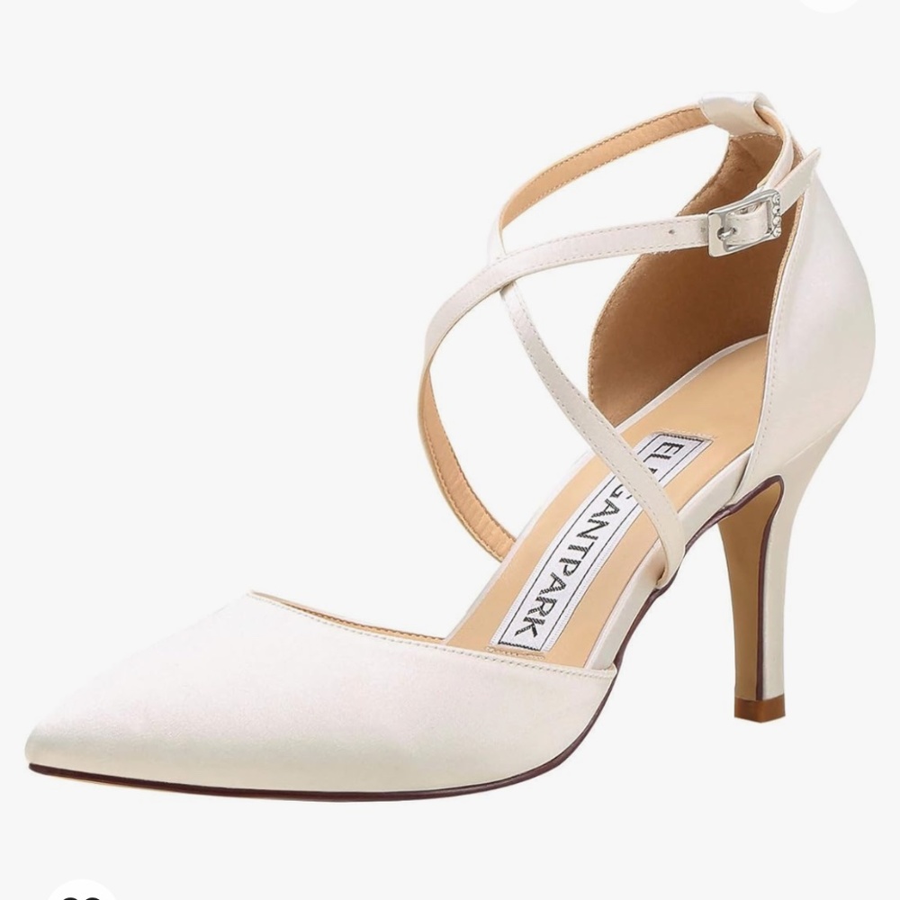 Elegant Park Satin Heels